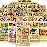 Ultra Rare 55 PCS Gold Cards Packs Vmax DX GX Rare