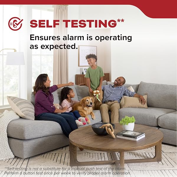 KIDDE HARDWIRED SMOKE DETECTOR, 10-YEAR BATTERY BACKUP, INTERCONNECTABLE, LED WARNING LIGHT INDICATORS, 20SA10