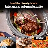 Tower Cavaletto 6.5L Slow Cooker Grey Rose Gold 3 Heat Settings view 4