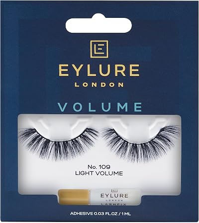 Eylure Volume Lashes No. 109 - Fluffy Full DIY False Lashes with Glue