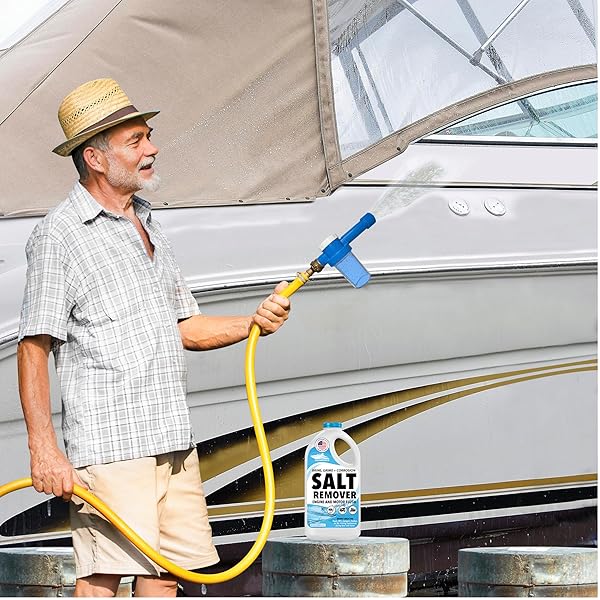 SEAWORKS BOAT SALT REMOVER ENGINE AND MOTOR FLUSH (QUART)