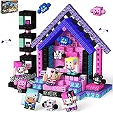 GobiDex 108PCS Magnetic Building Blocks & Figures Playset - STEM Princess Sensory Toys to Build a MagWonder World, Pretend Play Birthday Gift for Girls Ages 3+ (0.8 in)