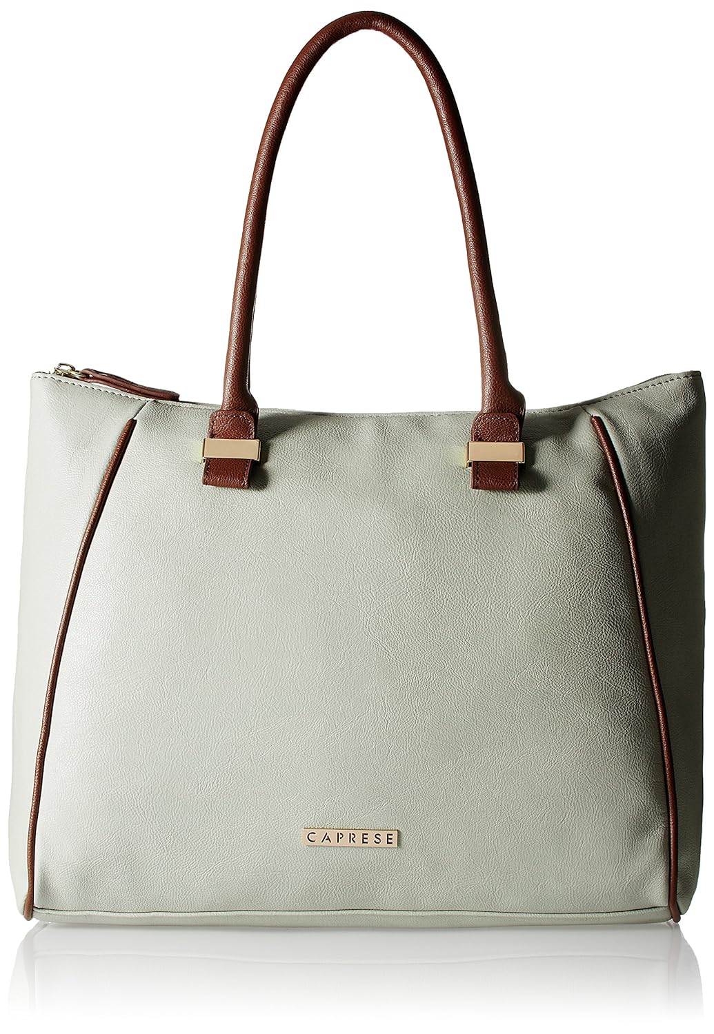 caprese women's sheeba satchel (light grey)