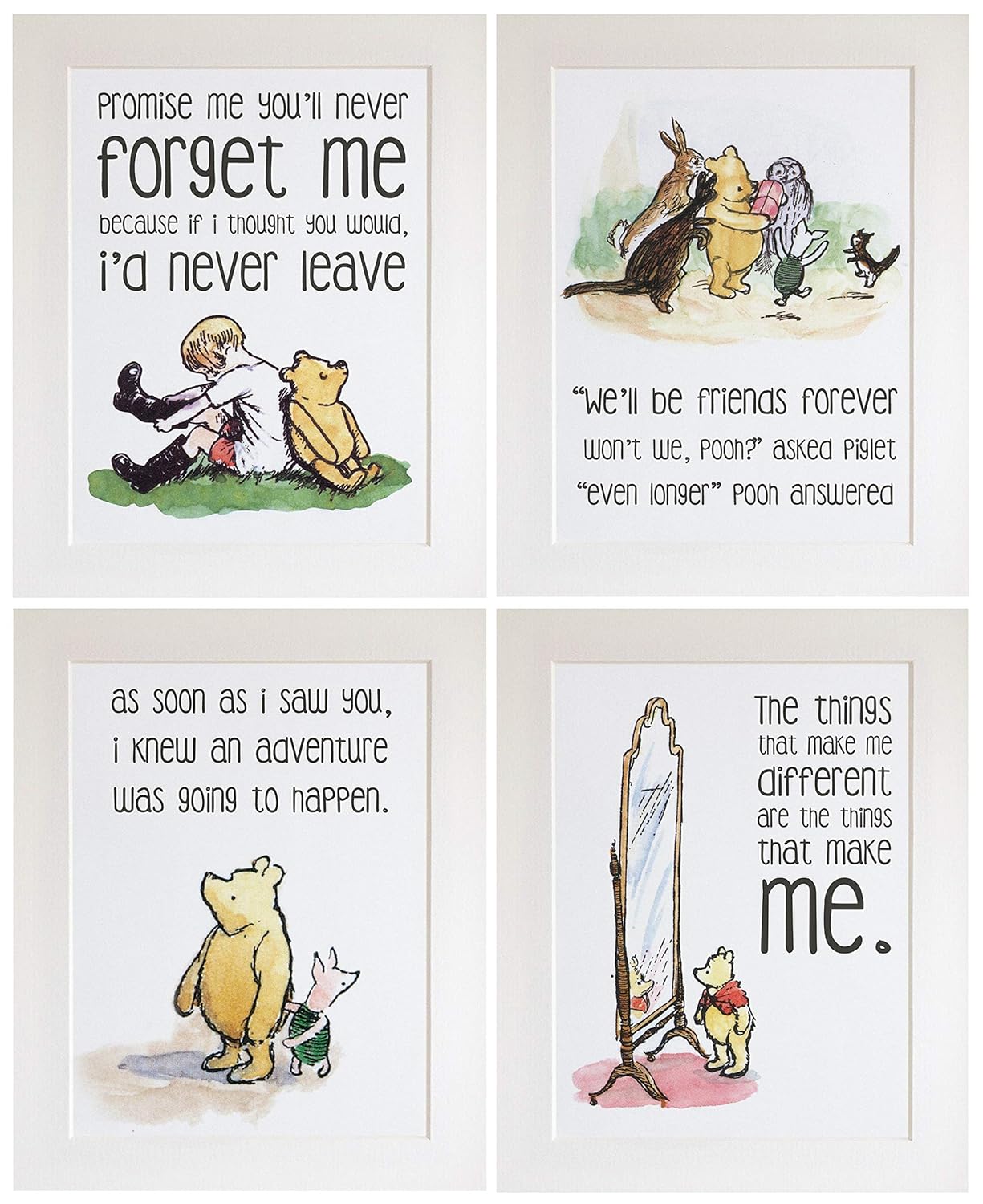 winnie the pooh prints for nursery