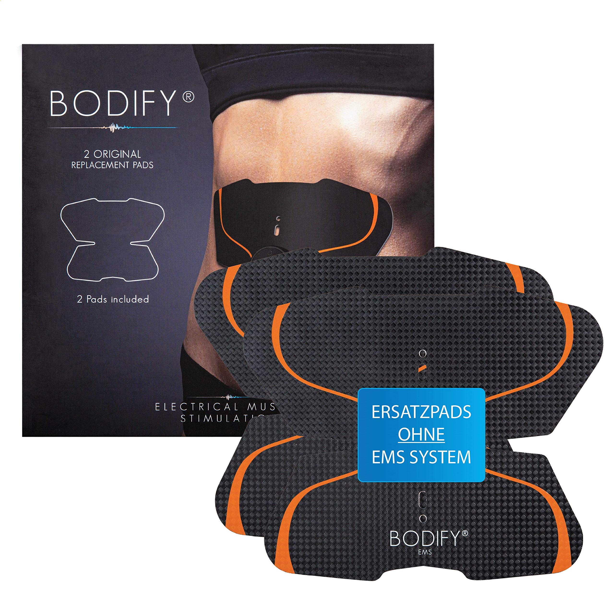Bodify Original Pads Set of 2 (Without Controller) EMS Abdominal Trainer - Abdominal Trainer for Men and Women