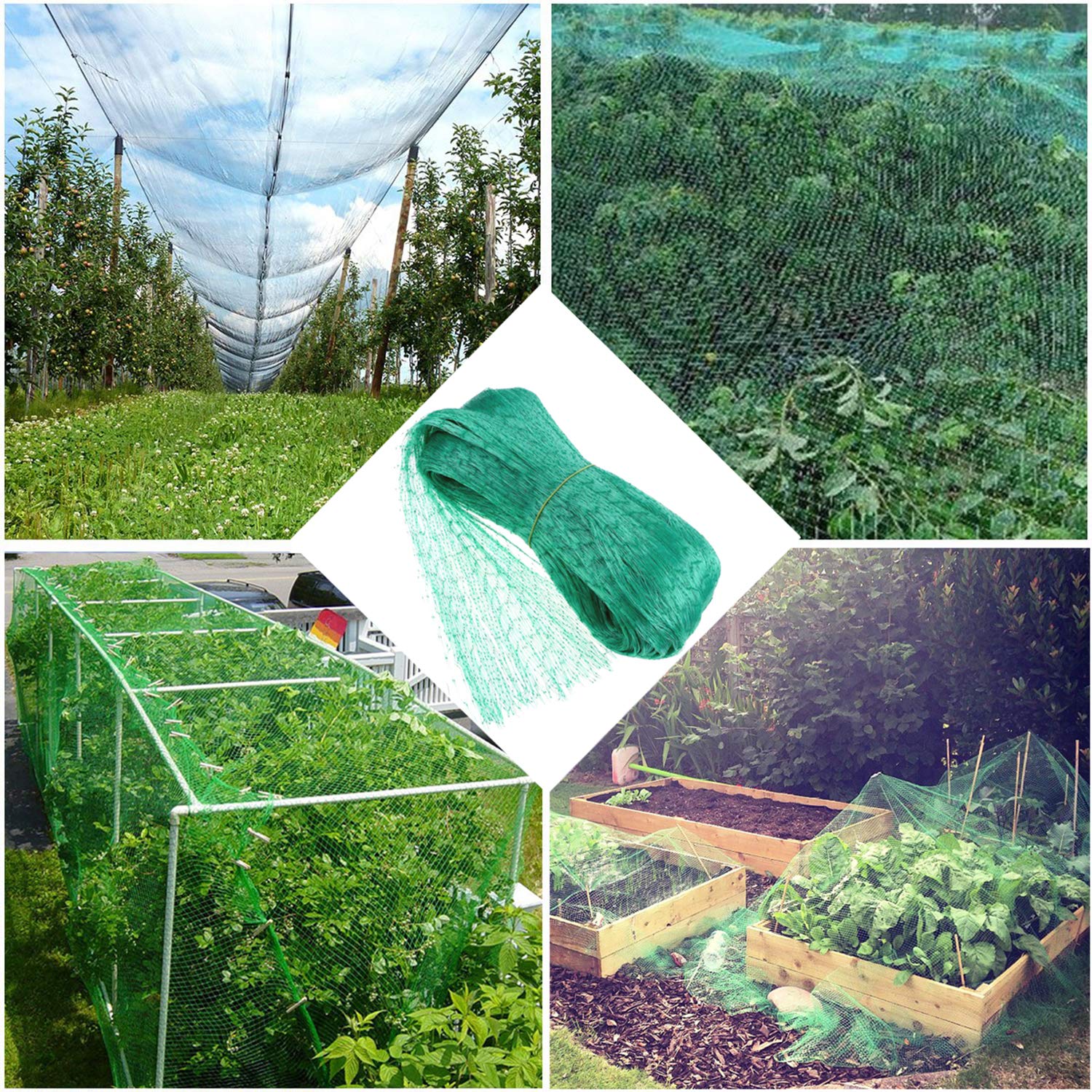 Protection Net, Anti Bird Net , Green Anti Squirrels Netting Mesh