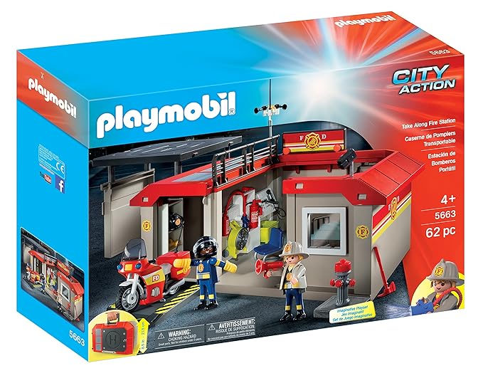 Playmobil 5663 - Mitnahme-Feuerwehrstation