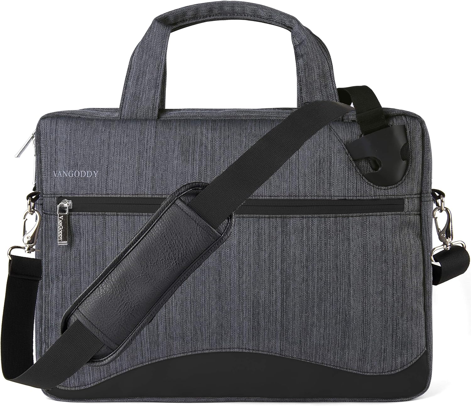 VanGoddy Slim Gray Anti-Theft 17 17.3 inch Laptop Messenger Bag Fit for Dell G3 G7 17 Gaming, Inspiron 17 5000 7000 Series, Precision, Alienware m17