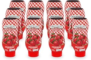 Smucker's Strawberry Squeezable Fruit Spread, 20 Ounces (Pack of 12)