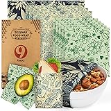 Akeeko Reusable Beeswax Food Wraps - Assorted 9