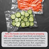 SousVideTools Vacuum Sealer Bags Pack of 100 20cm x 30cm Embossed view 5