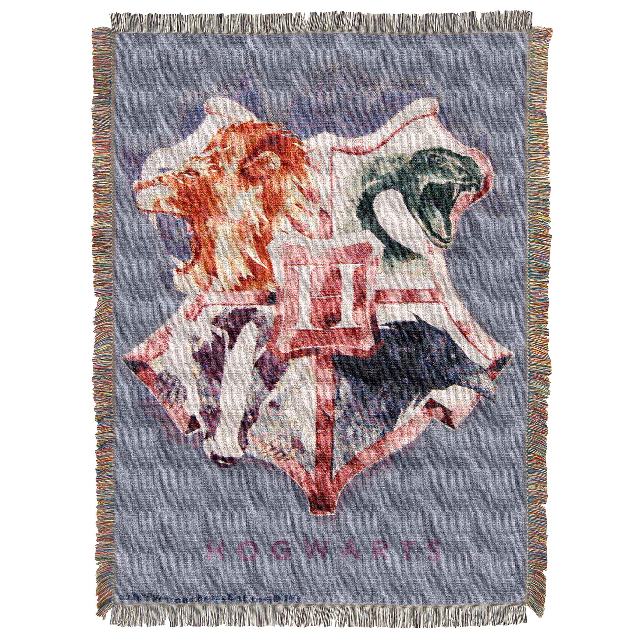 Northwest Woven Tapestry Throw Blanket, 48" x 60", Houses Together