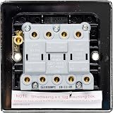 Schneider Electric GU1532BPC 3 Gang 2 Way 16AX Low Profile Polished Chrome view 4
