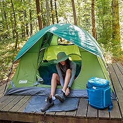 Coleman Sundome Camping Tent with Rainfly, 2/3/4/6