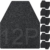 ToLanbbt 12PCS Urinal Mats for Men Bathroom Non-Slip Urinal Floor Mats Water Absorption Urinal Pads for Mens Room Disposable Commercial Toilet Urine Mats for Men&rsquo;s Bathroom Restroom, Dark Gray