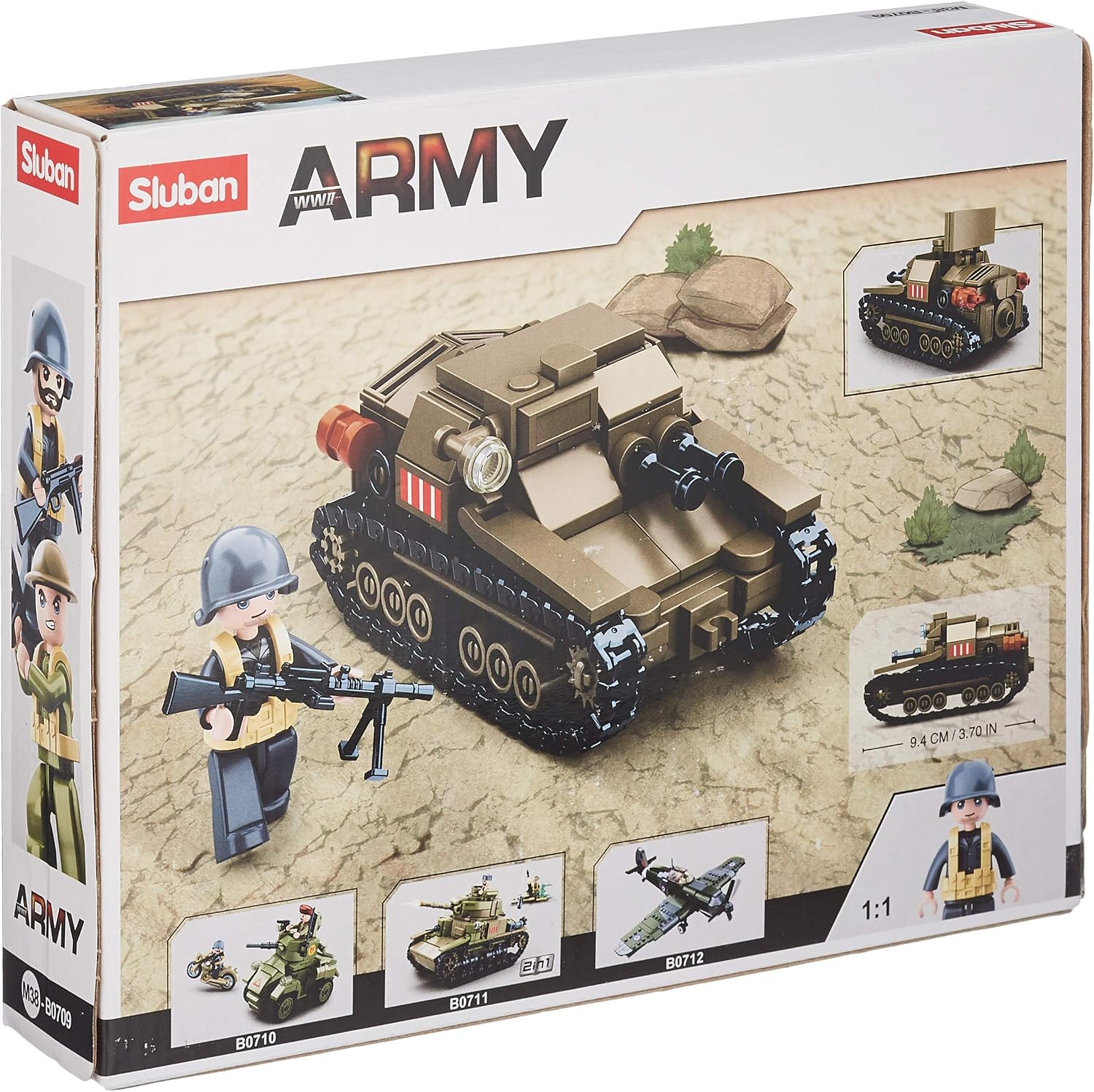 Sluban Italy Army - Carro Veloce 33 Tankette, Various, 23.7 cm - Image 3