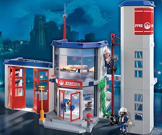 parque de bomberos playmobil
