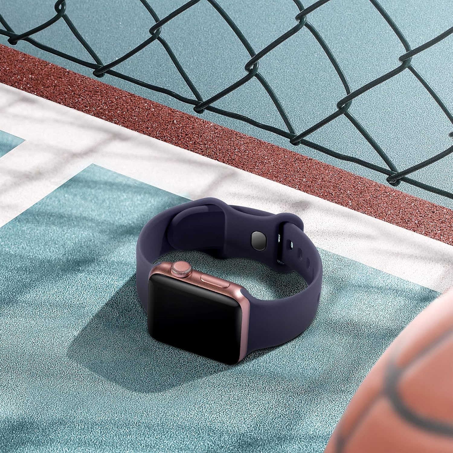 Epova Silicone Strap Compatible with Apple Watch Strap 40mm 38mm 41mm 42mm - Image 4