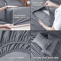 Utopia Bedding Full Bed Sheets Set - Pack of 10