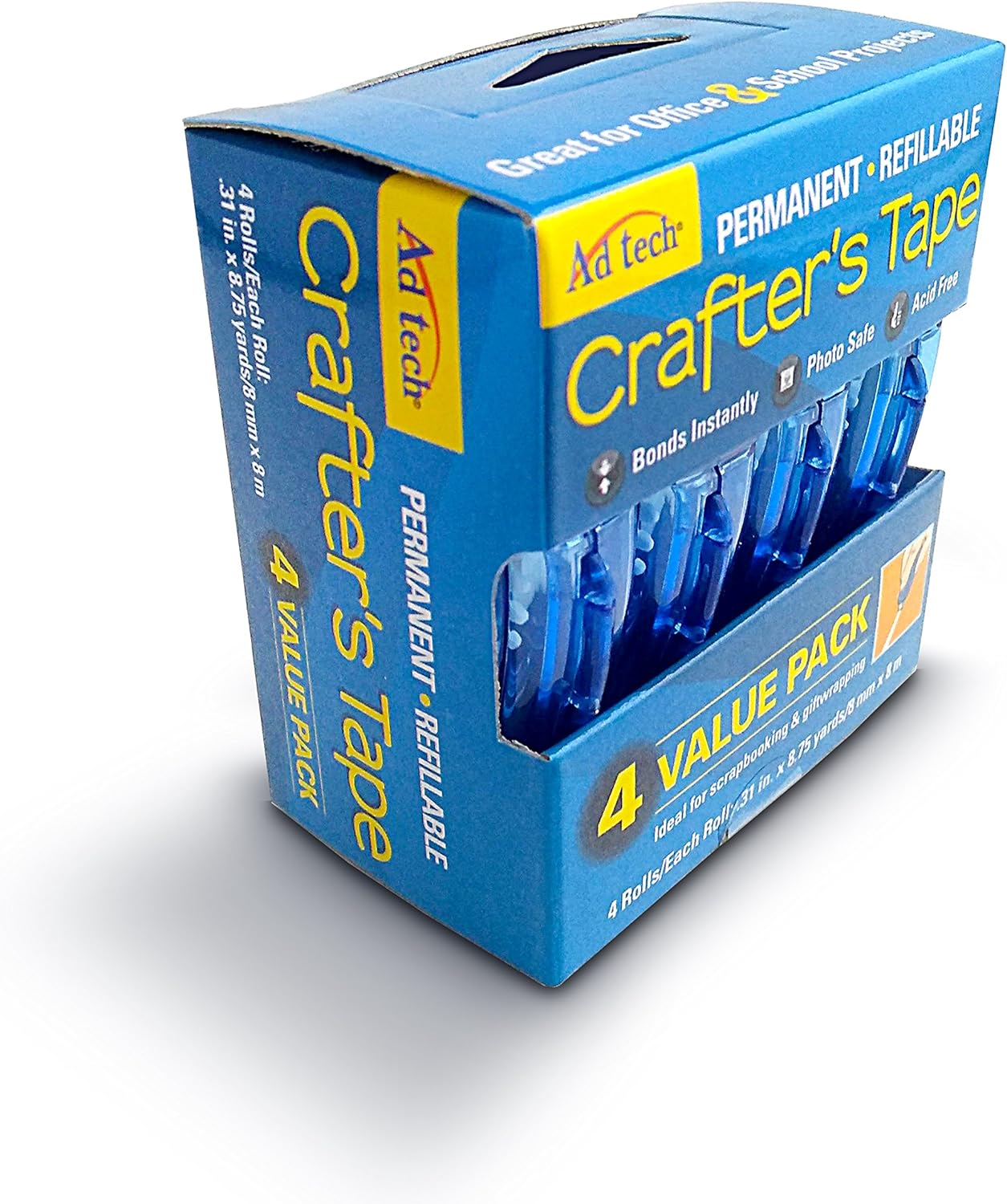 Adtech Glue Runner Permanent 35Yds Total (4 Pack Each), Single Pack: Arts, Crafts & Sewing