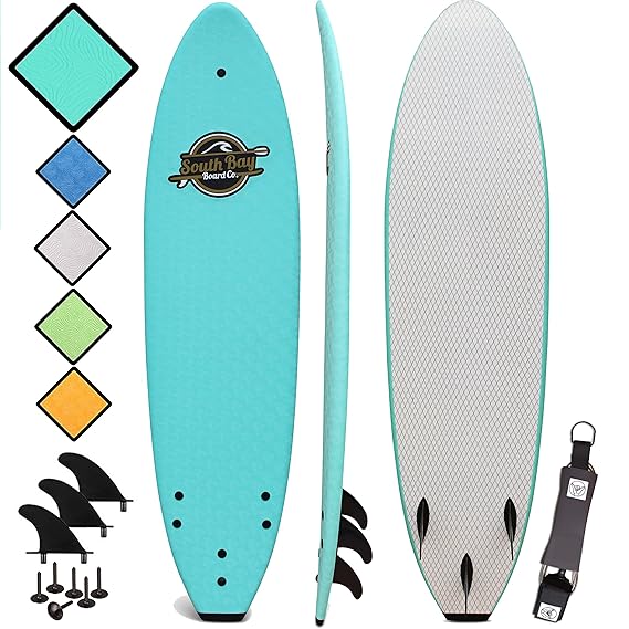SBBC 7' Soft Top Surfboard 7ft Ruccus Fun Performance Foam Surfboards Great Surf
