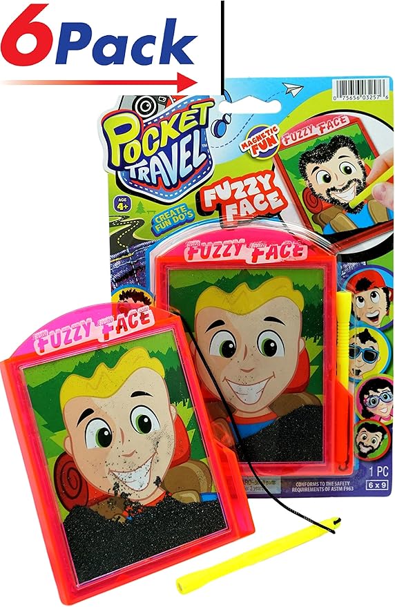 magnetic hair face toy