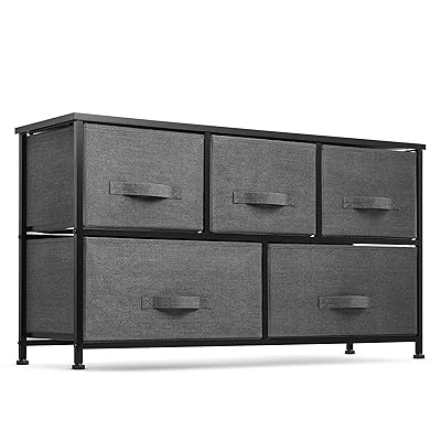 5 Drawer Dresser Organizer Fabric Storage Chest