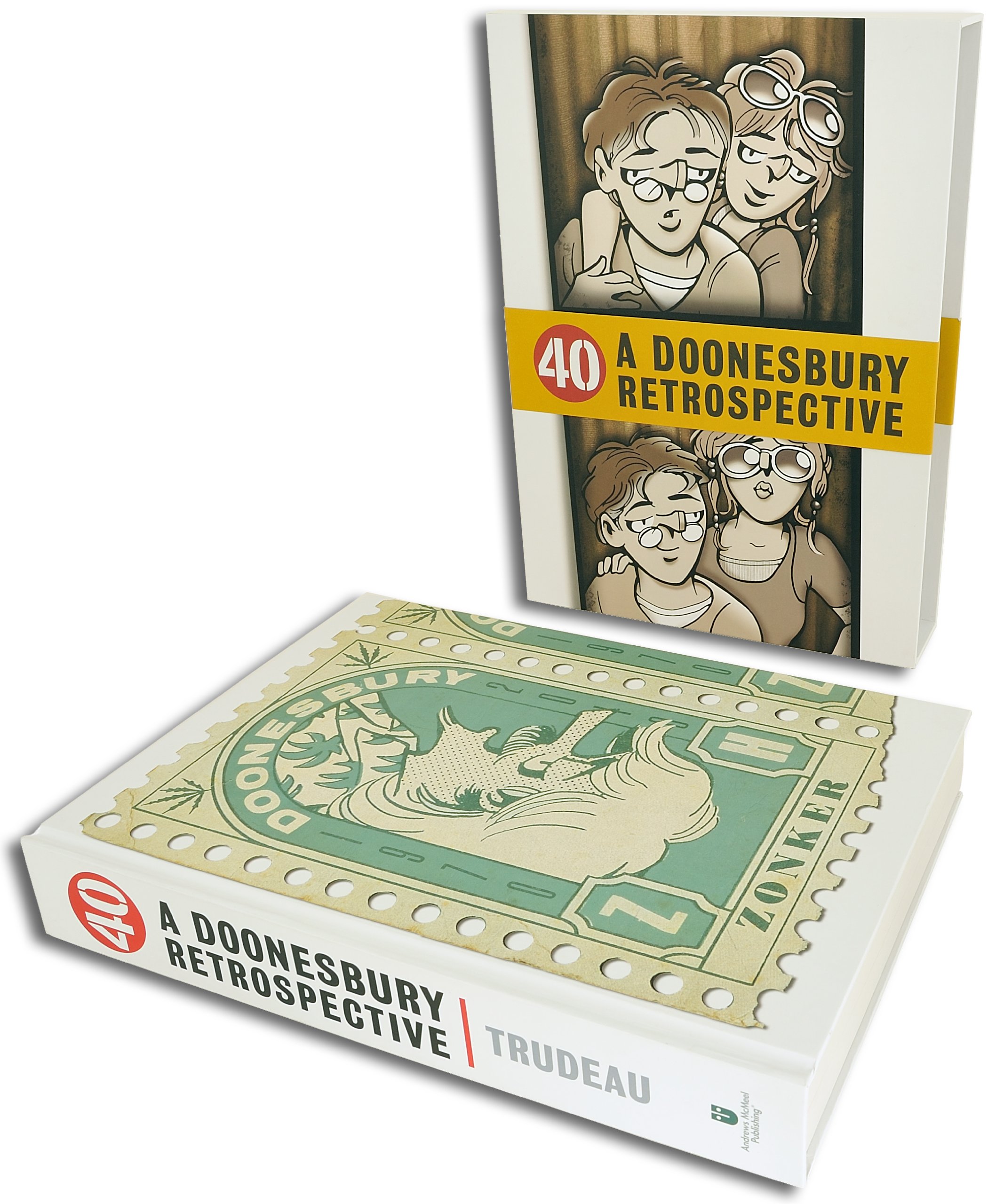 40 A Doonesbury Retrospective Garry Trudeau 0050837275942 Amazon Com Books