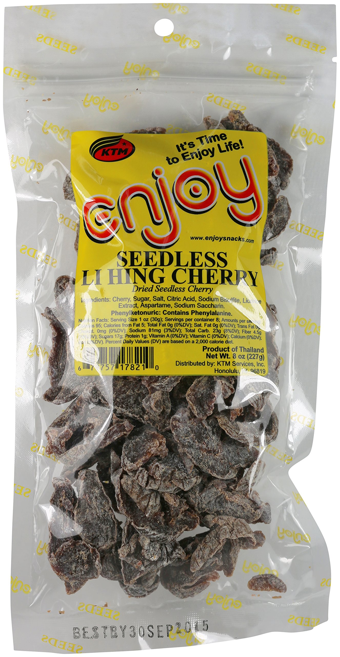 Enjoy Hawaii Snacks Sweet Li Hing Mui Dried Plums 6 oz