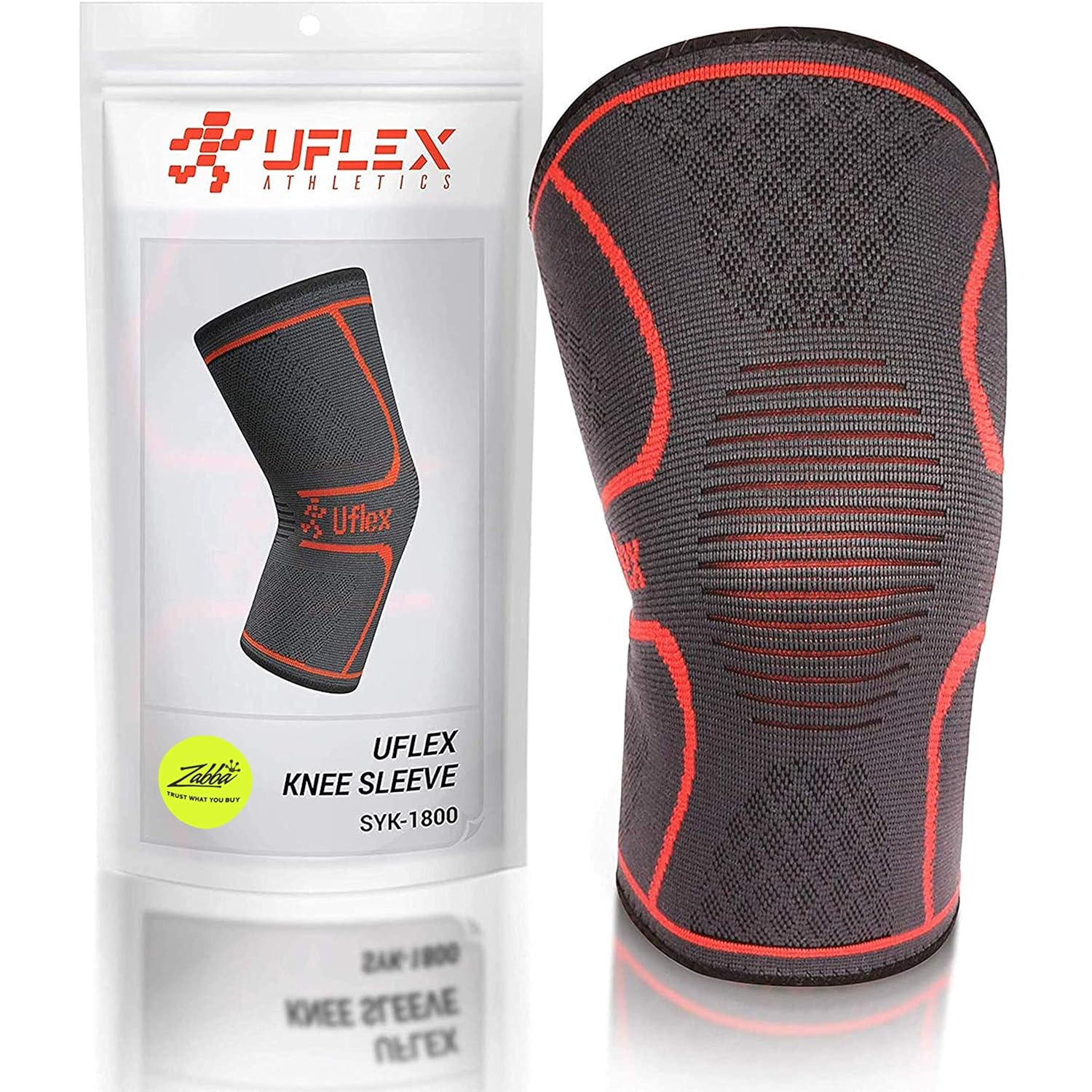 Knee Compression Sleeve for Men & Women - Knee Brace Support for Running, Jogging, Sports, Joint Pain Relief, Arthritis & Injury Recovery - Knee Braces for Knee Pain - Single Wrap Small: Industrial & Scientific
