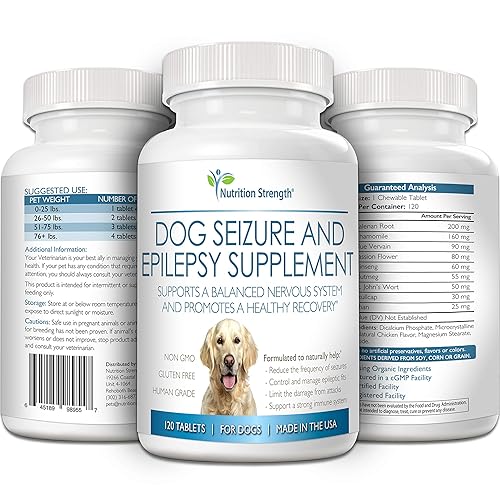 Nutrition Strength Dog Seizure Support, Supplement for Epilepsy in
