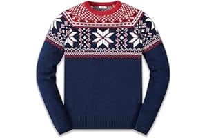 JSTEX Boys Sweater 100% Cotton Knit Kids Pullover Sweater Crew Neck Long Sleeve Striped Sweater for Child Toddler Size 4-14