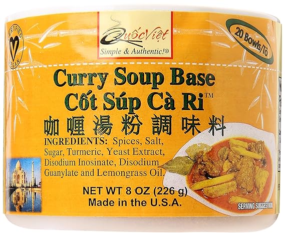 Amazon Com Quoc Viet Foods Curry Soup Base 8oz Cot Sup Ca Ri Brand Chicken Soups Grocery Gourmet Food