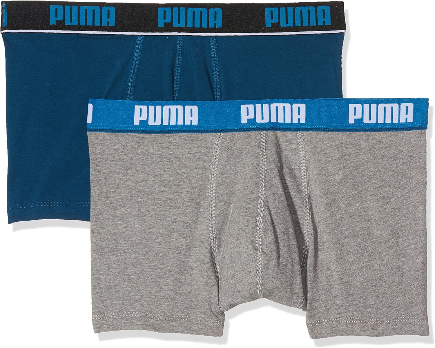 PUMA Men's Basic Stripe Elastic Trunk 2p Underwear Amazon.co.uk Clothing