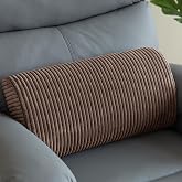 HIGOGOGO Lumbar Support Pillow for Recliner Chair/Accent Chair/Couch, Memory Foam Back Support Cushion for Elderly, Recliner Cushions for Back Rest, Pain Relief, Reading, Washable Cover, Brown