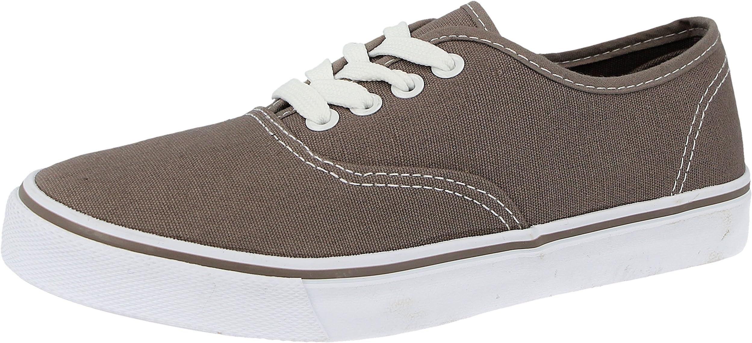 Ladies Girls Kids Canvas Low Top Lace up Pumps Plimsoll Casual Sneakers Trainers Shoes Size 10 Infant -UK 9
