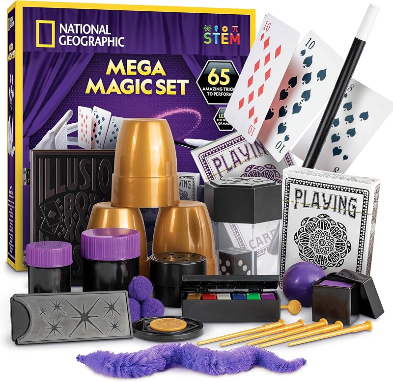 Blue Marble National Geographic Mega Magic Set 65 Tricks with Video