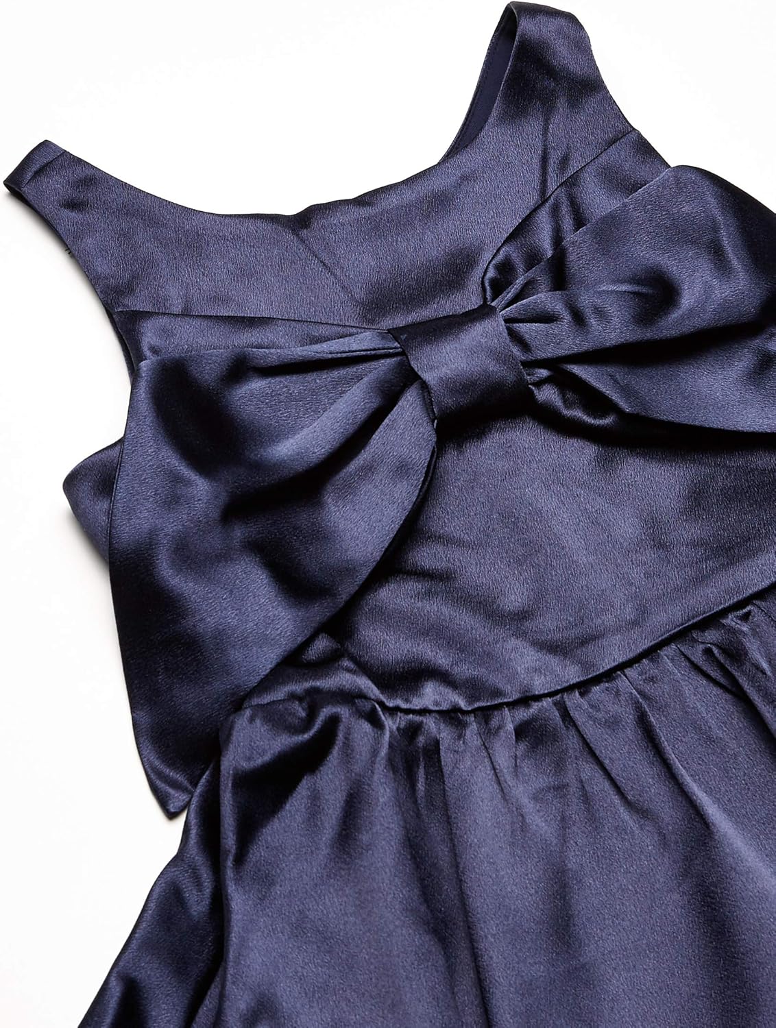 Amy Byer Girls' Fit and Flare Party Dress with Exaggerated Bow: Clothing