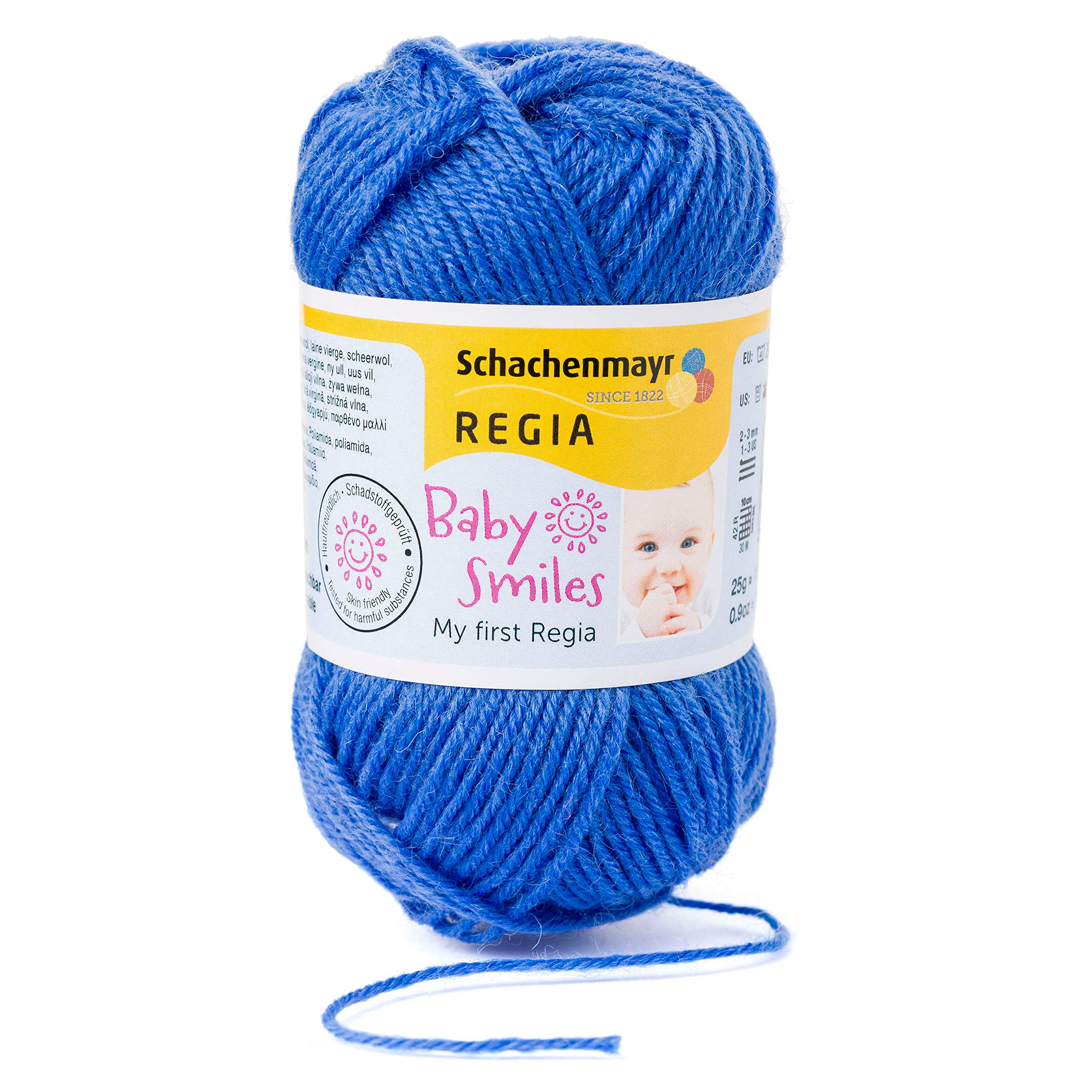 Regia 9801629 08078 Hand Knitting Yarn Wool, Iceland, 18 x 9 x 9 cm, wool, sky blue, 10 x 6 x 6 cm