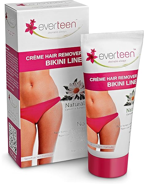 Everteen Hair Remover Creme 50g For Bikini Line Underarms 1