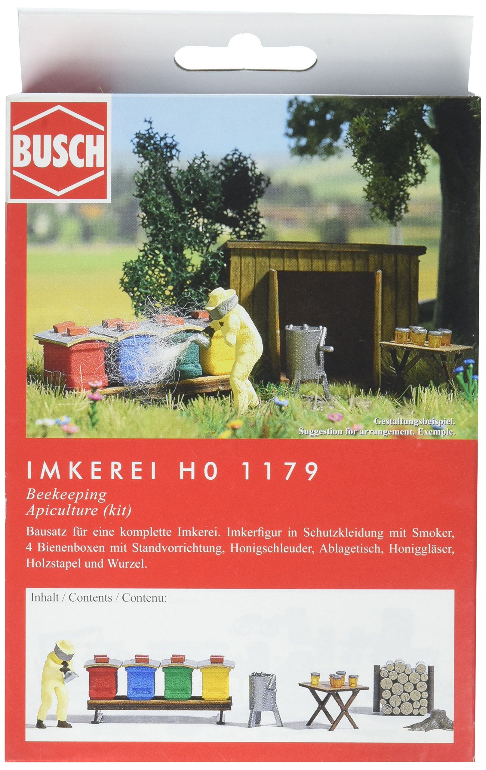 Busch 1179 Beekeeping Kit HO Scale Scenery Kit