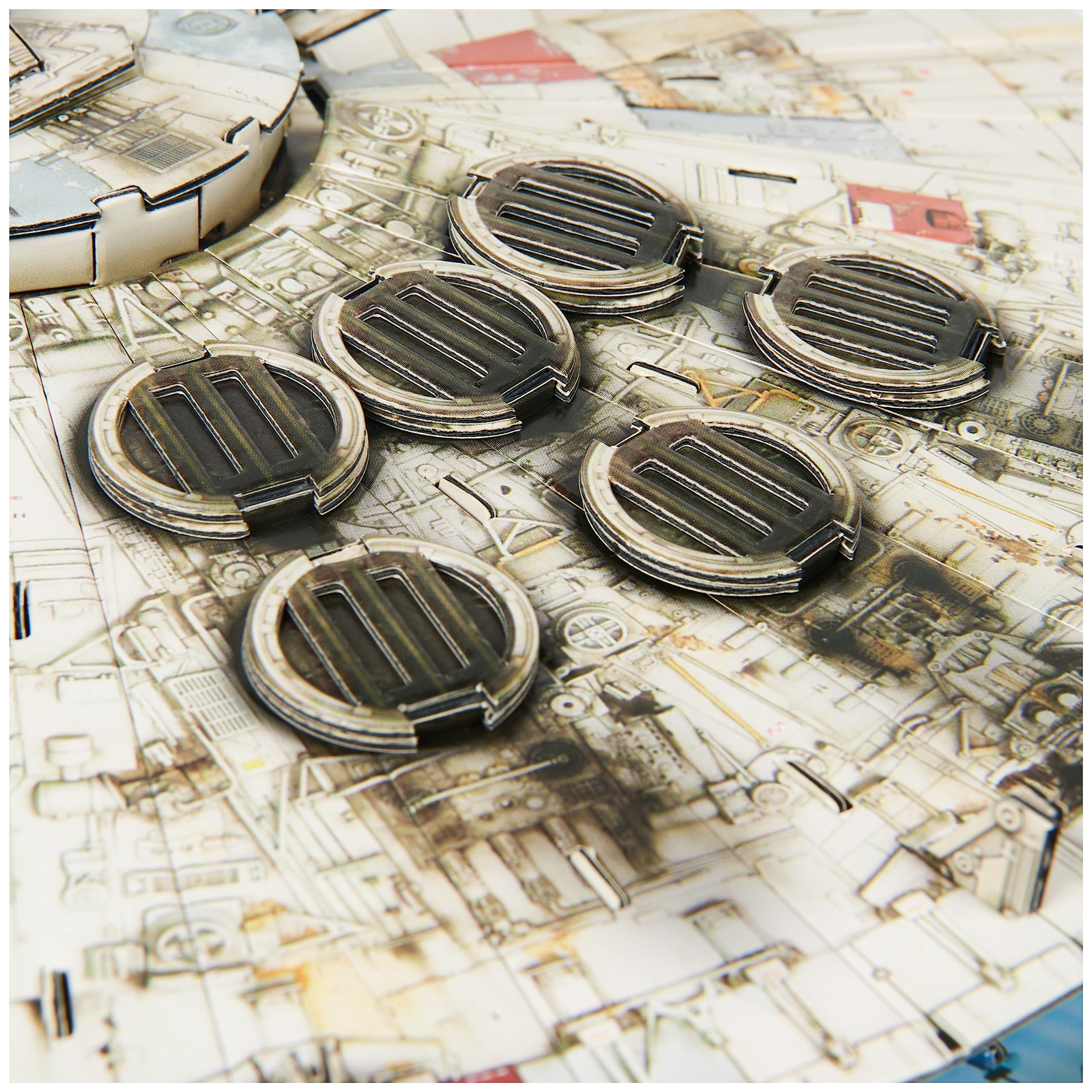 4D Build Star Wars Millennium Falcon 3D Model Kit, 𝖲tar Wars Gifts, Ѕtar Ｗars Toys Desk Decor for Star Ｗars Fans & Collectors, Adults & Teens 12+