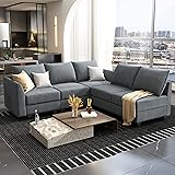 HONBAY Reversible Sectional Sofa Modern Modular
