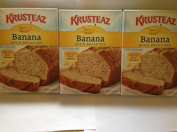 KRUSTEAZ BANANA QUICK BREAD 15 OZ (PACK OF...