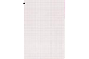 FUYATINA 450 Sheets Bulk Quantity Thermal ECG Paper for Edan SE-1200 Express, SE-12 Express and for Marquette MAC1200, 3 Packs, Each Pack Size 210mmx297mmx150 sheets EKG Paper,Premium 80gsm Recording Paper