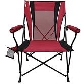 Kijaro Enjoy Versatile Folding Sports, Outdoor Chair &amp; Lawn Chair, Dual Lock Feature, Red Rock Canyon (Hard Arm)
