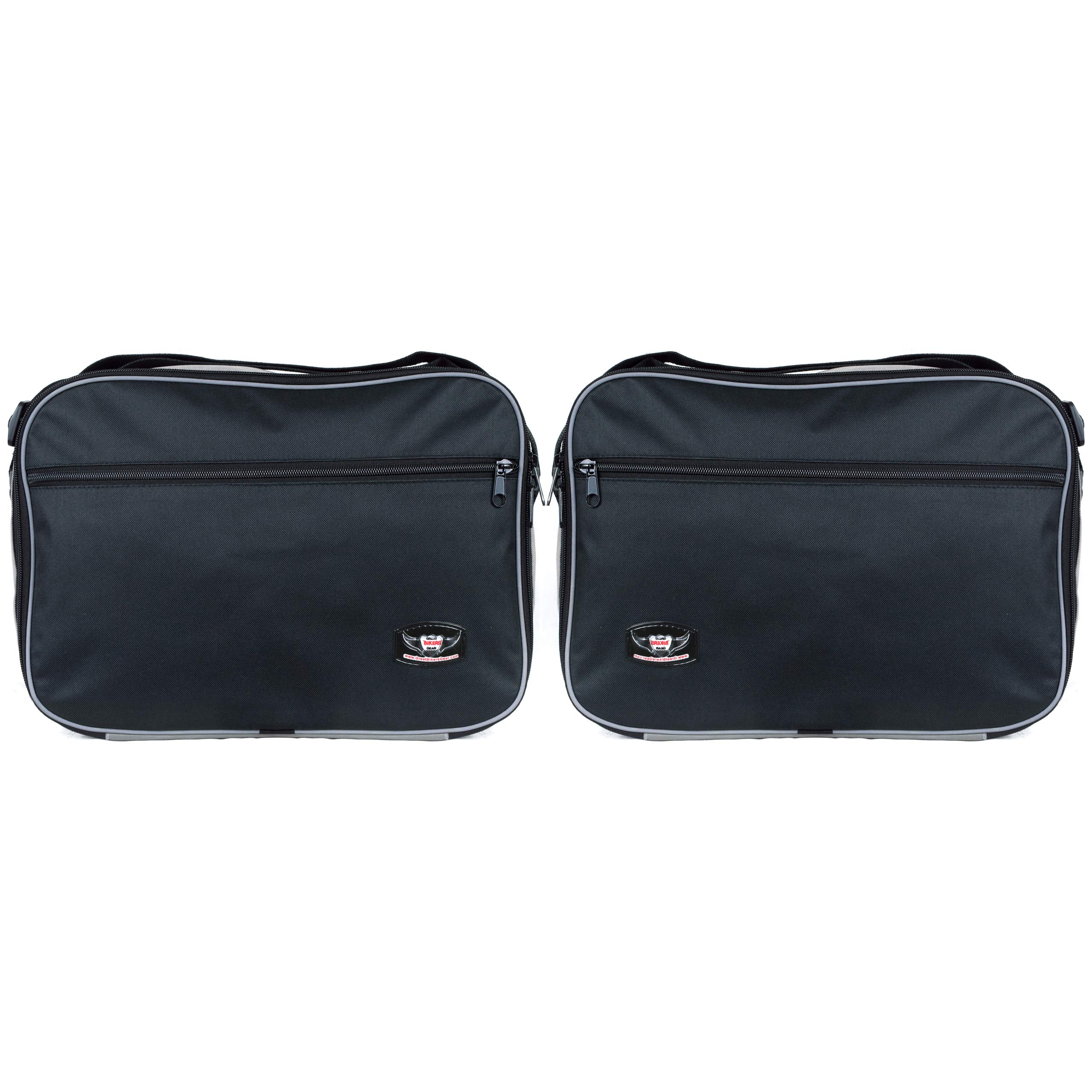 GREAT BIKERS GEAR - Luggage Bags with Inner Lining for Triumph Tiger 1200 Explorer, Black