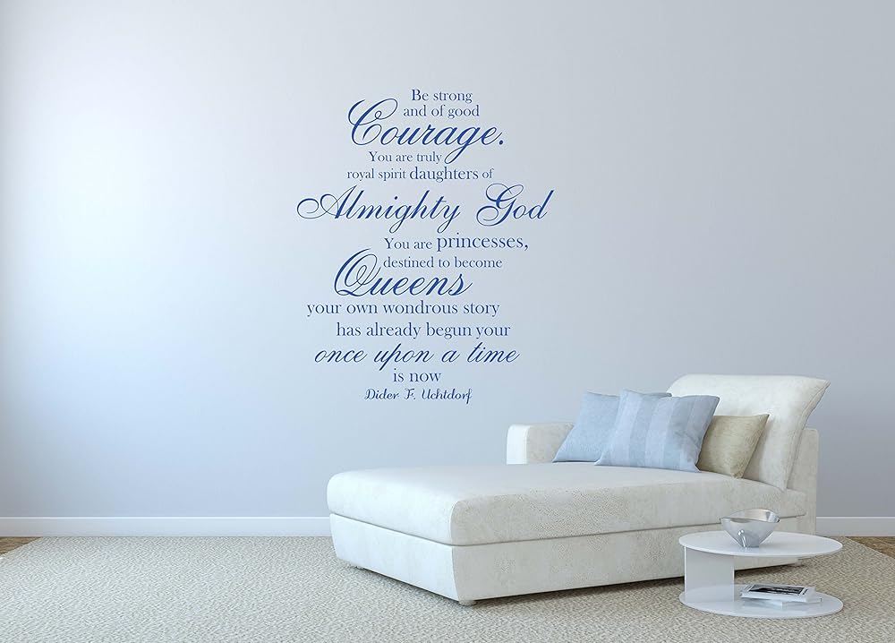 Wall Decals for Teen Girls, Christian Vinyl Lettering,"You