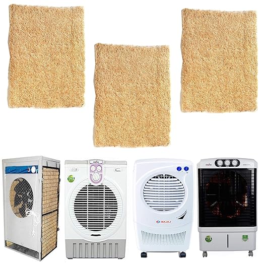 MESH Air Cooler Plain Grass_Wood Wool_Cooling Pads 18 X 28