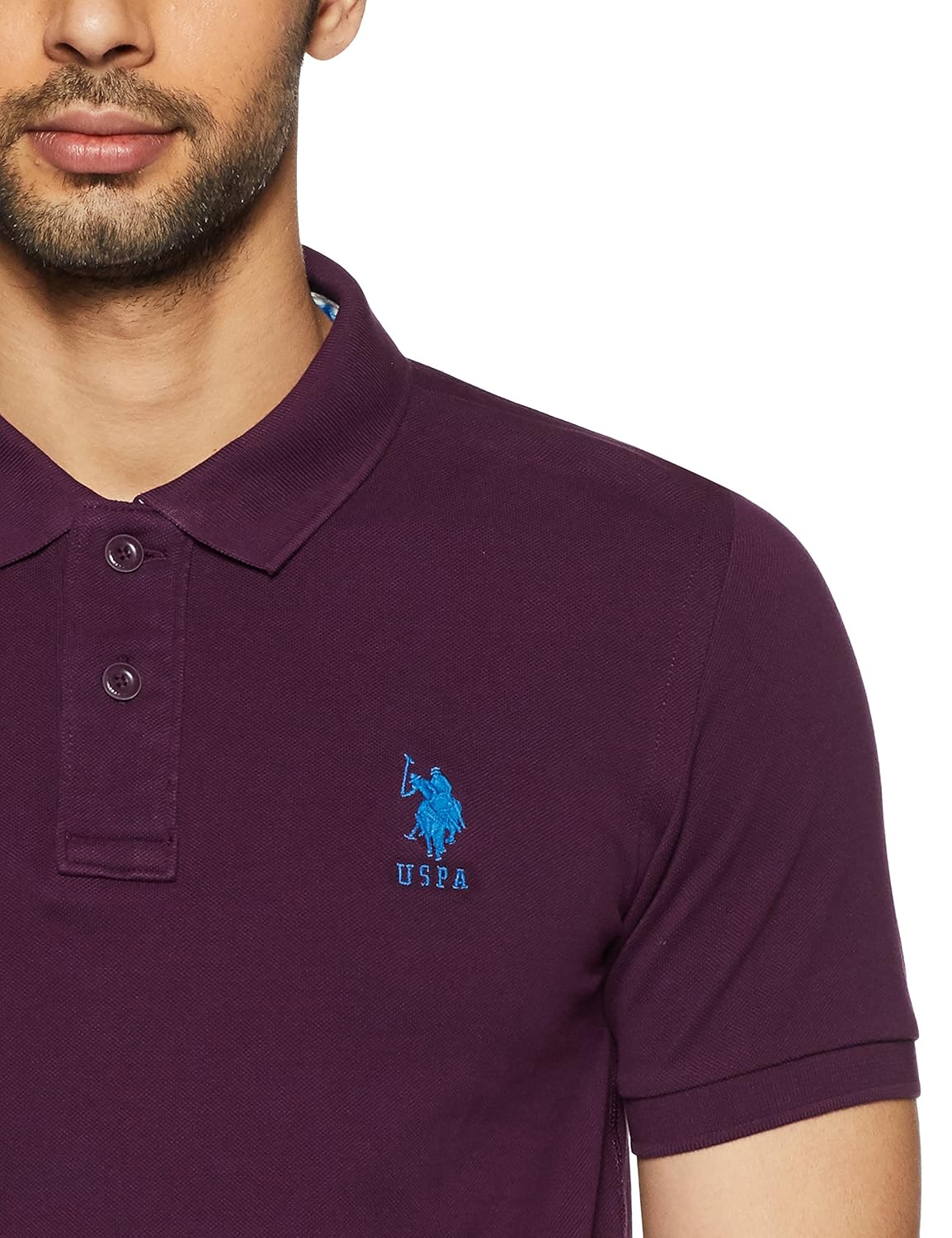 us polo association men's solid regular fit polo